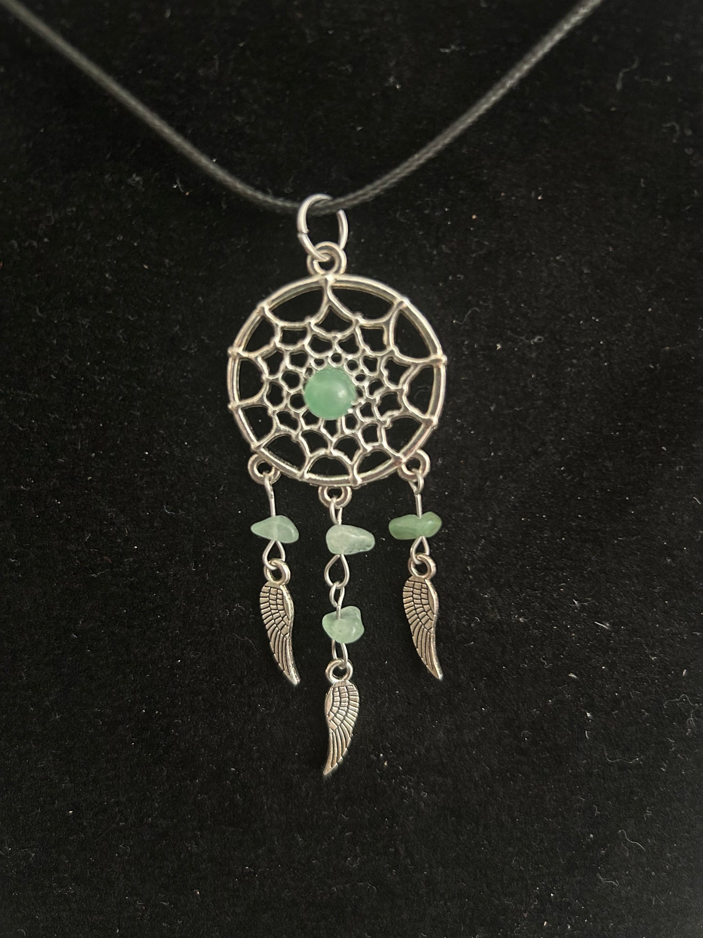Green Aventurine Dreamcatcher Necklace
