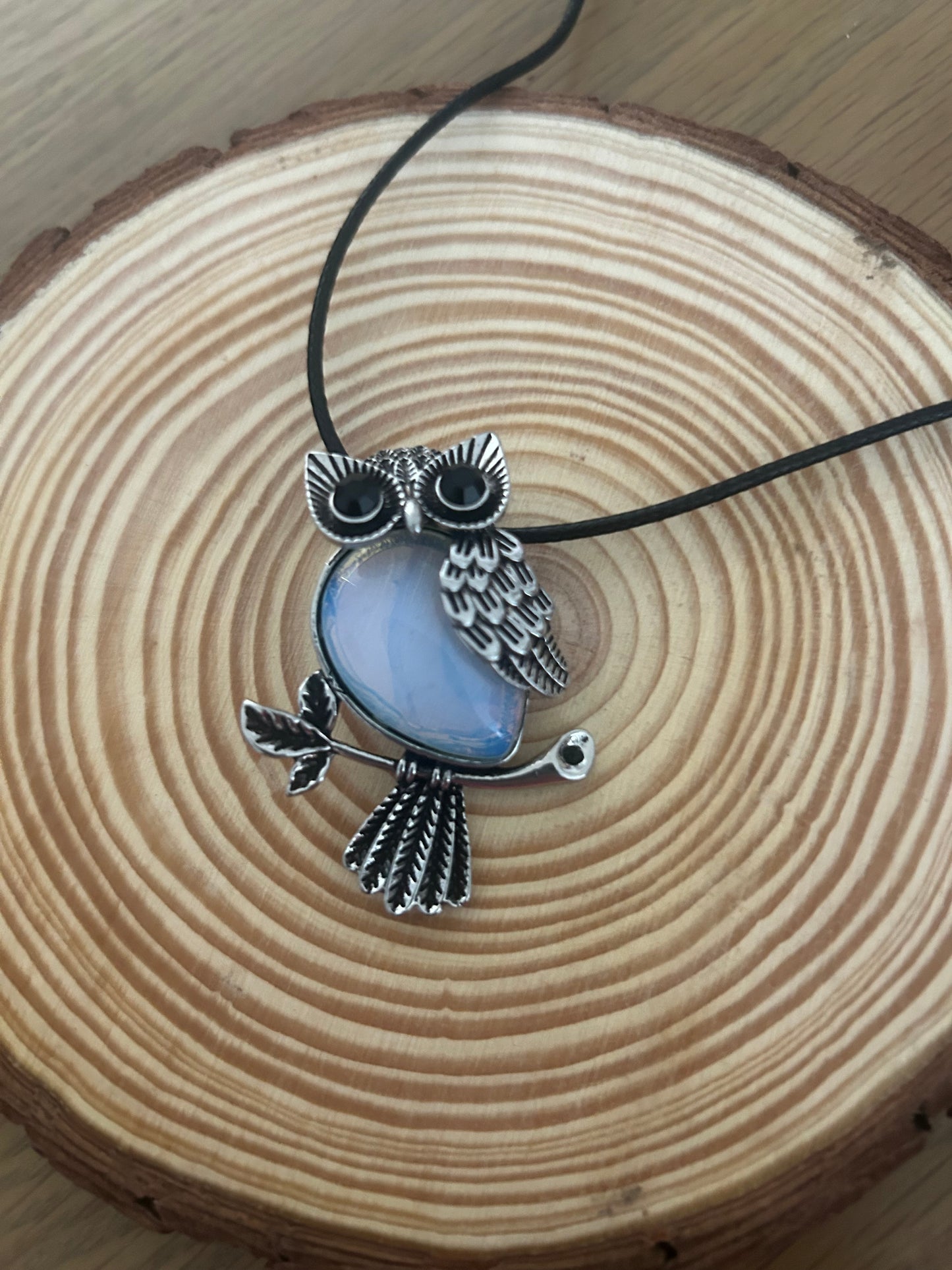 Opalite Owl Necklace