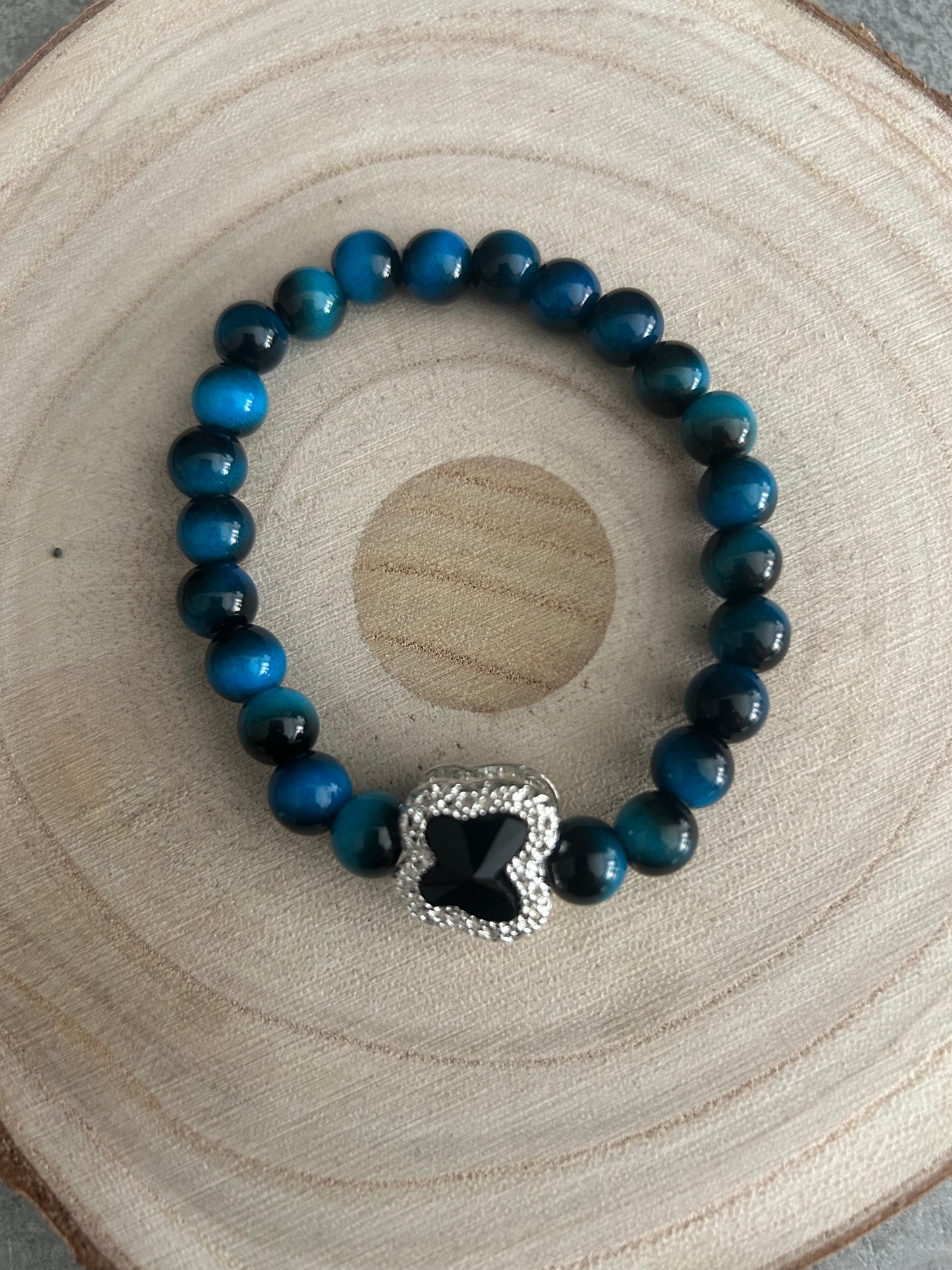 Child’s Blue Tigers Eye Bracelet