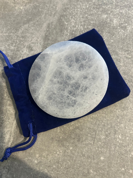 Small selenite charging plate