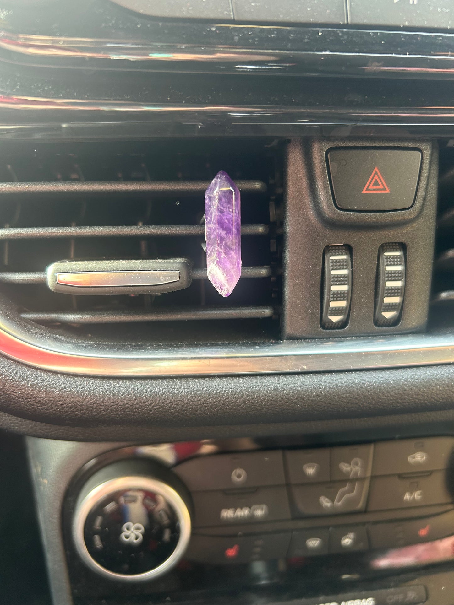 Amethyst Point Car Vent Clip