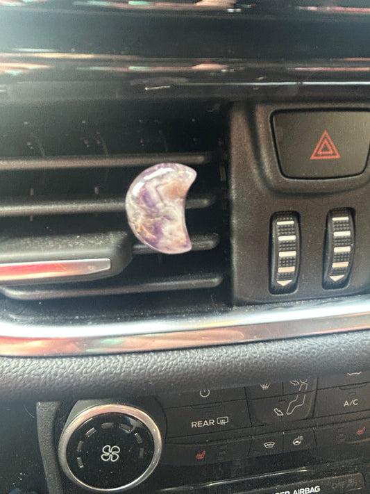 Amethyst Moon Car Vent Clip
