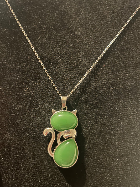 Agate Large Cat Necklace
