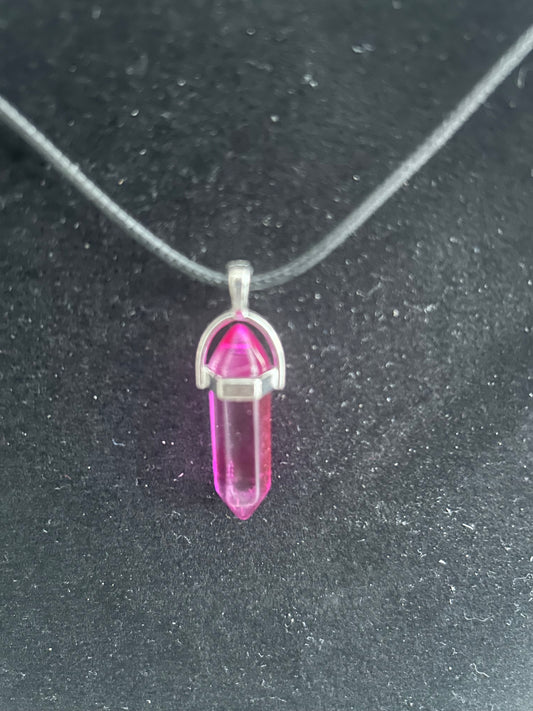 Agate Pink Necklace