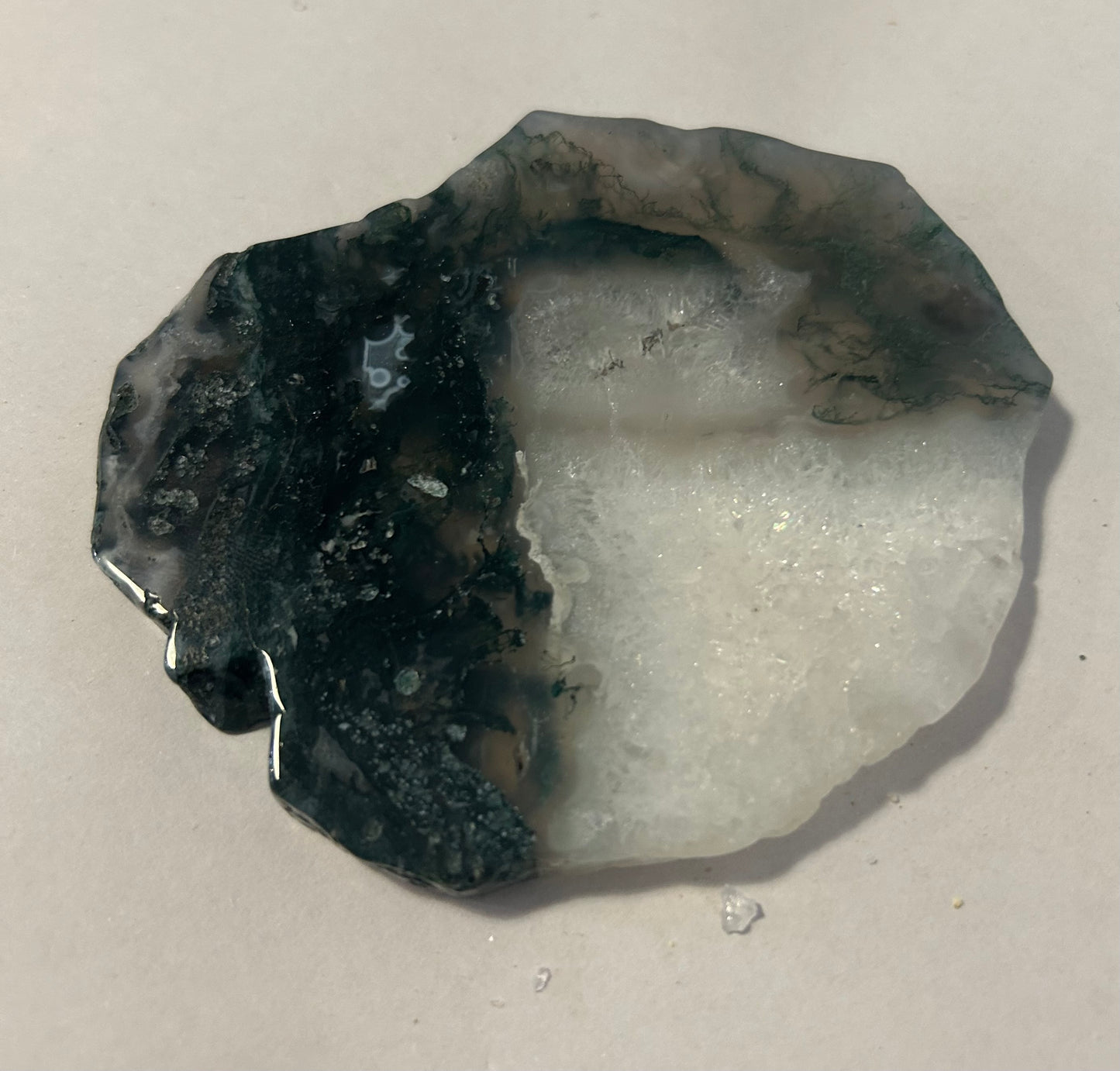 Moss Agate Slice 128g