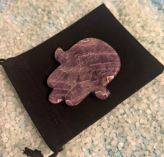 Amethyst Hamsa Hand 5cm