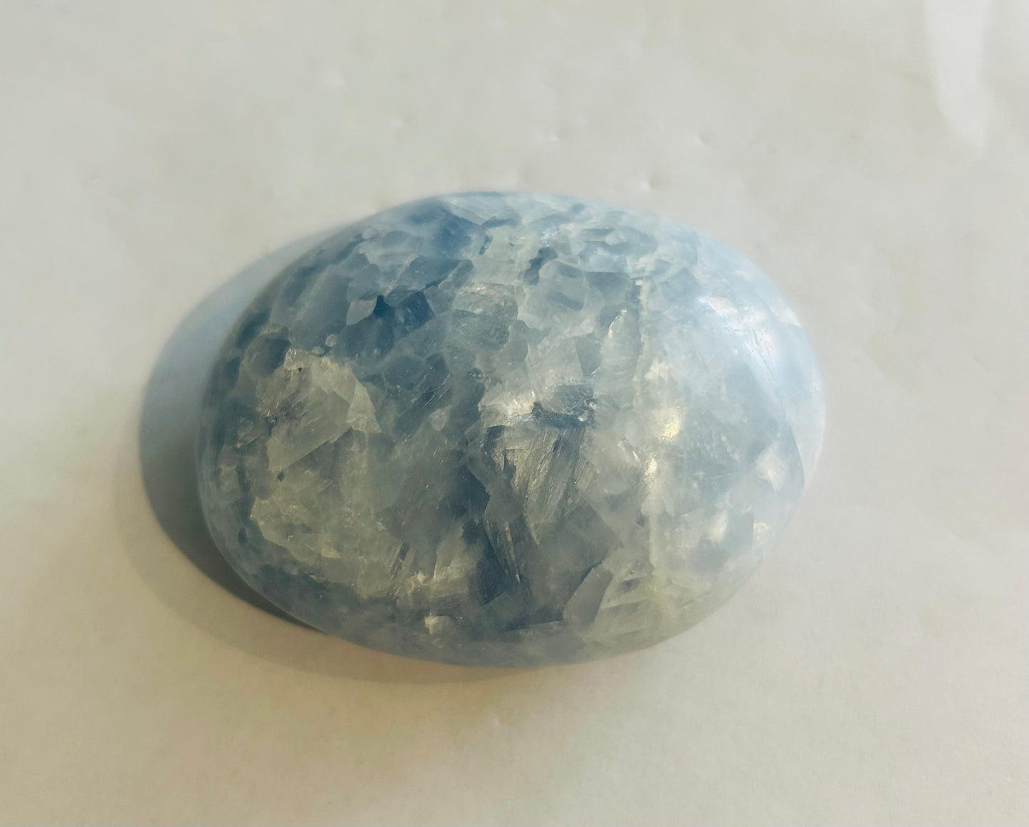 Blue Calcite Palmstone
