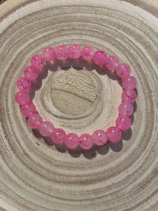 Agate Beaded Bracelet