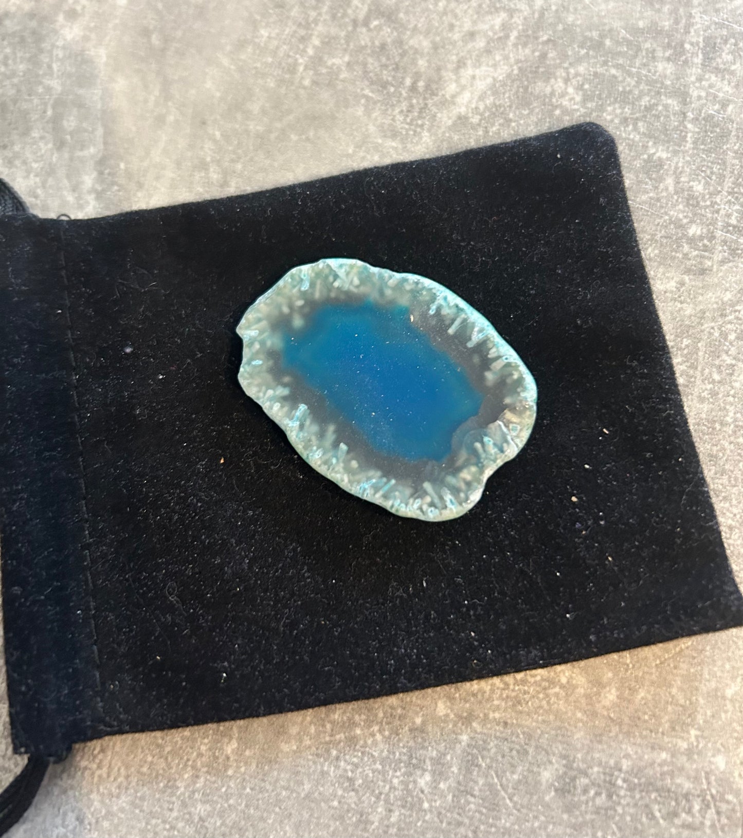 Blue Agate Slice