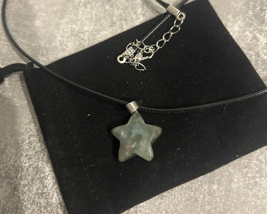 Unakite Star Necklace