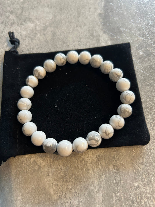 Howlite Beaded Bracelet
