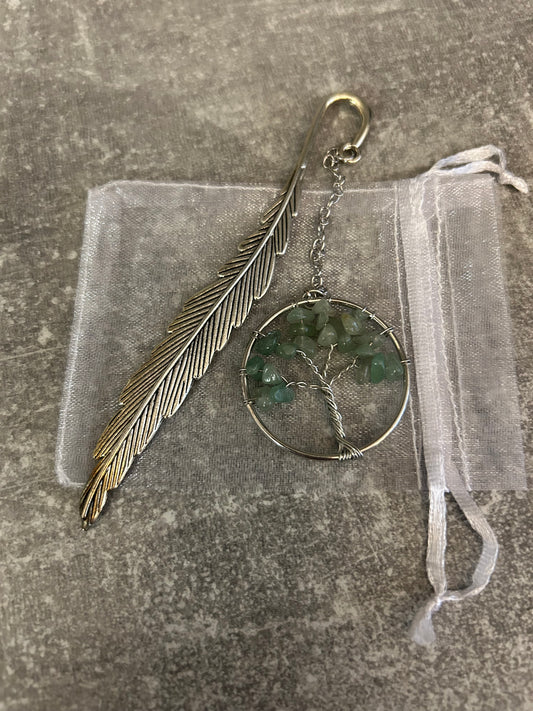 Green Aventurine Bookmark