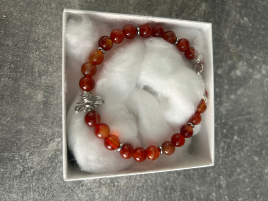 Child’s Carnelian Bee Bracelet