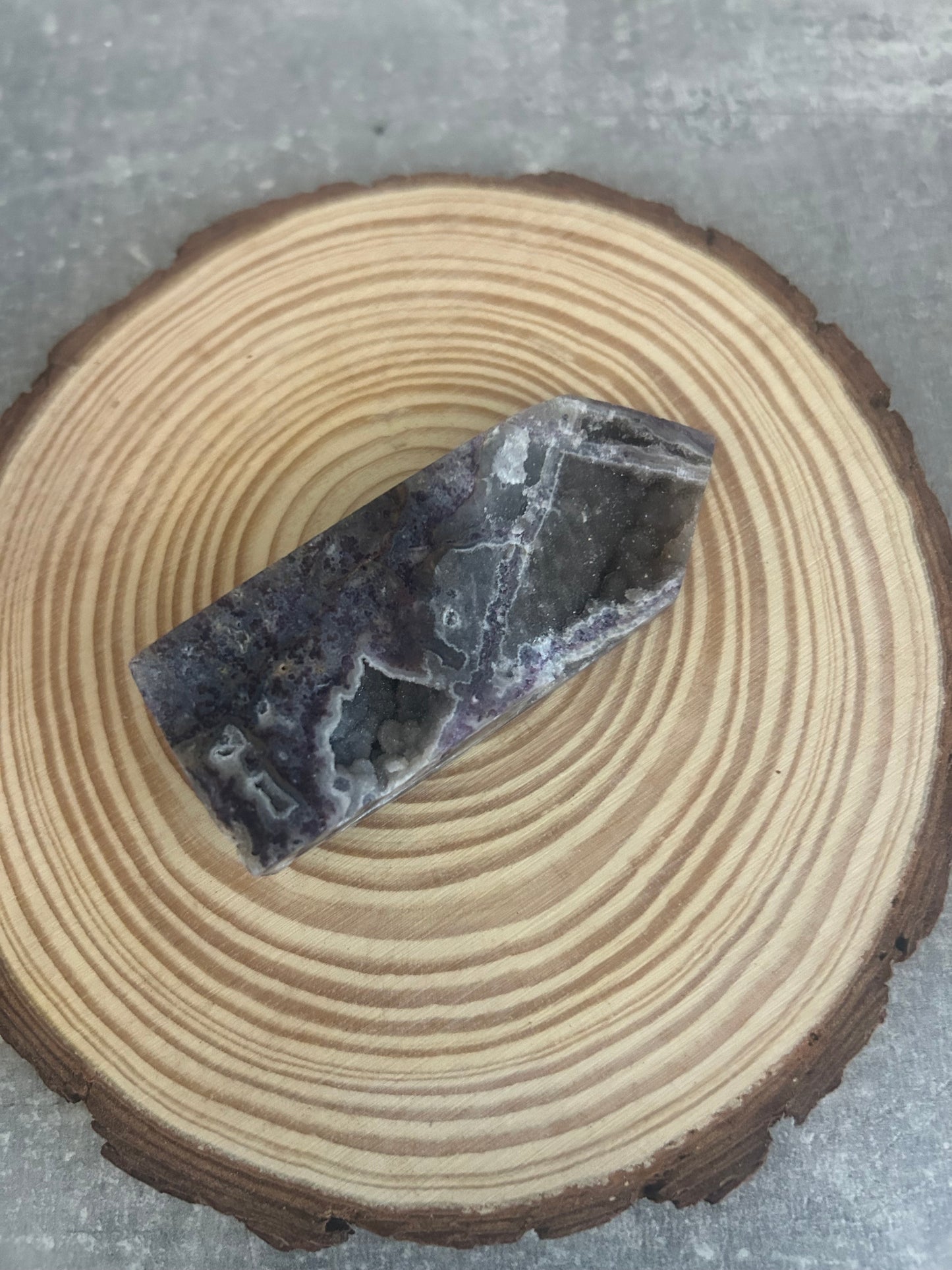 Amethyst Druzy Tower