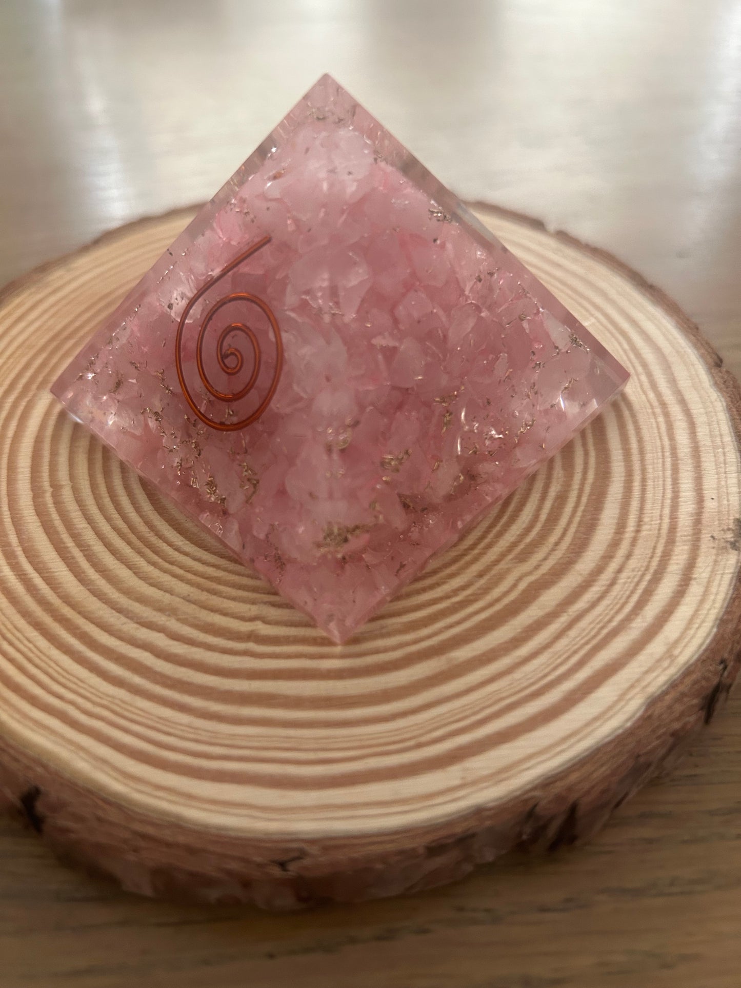 Rose Quartz Pyramid