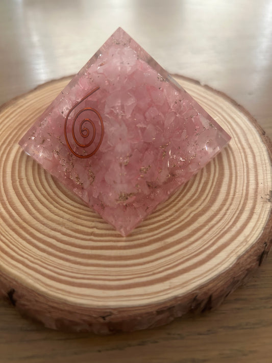 Rose Quartz Pyramid