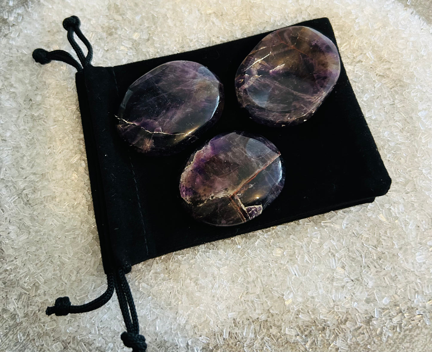 Amethyst Worry Stone